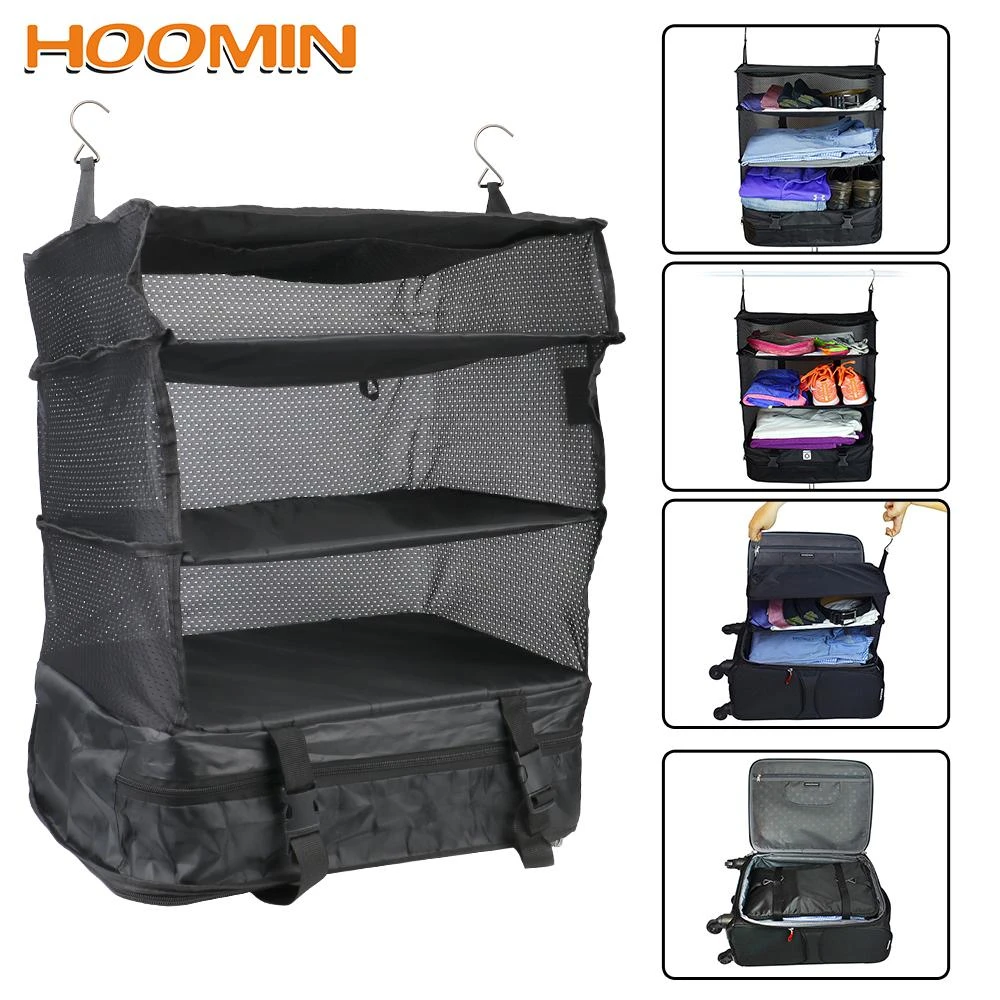 Wardrobe Holder Travel Storage Bag Clothes Storage Rack Portable Home