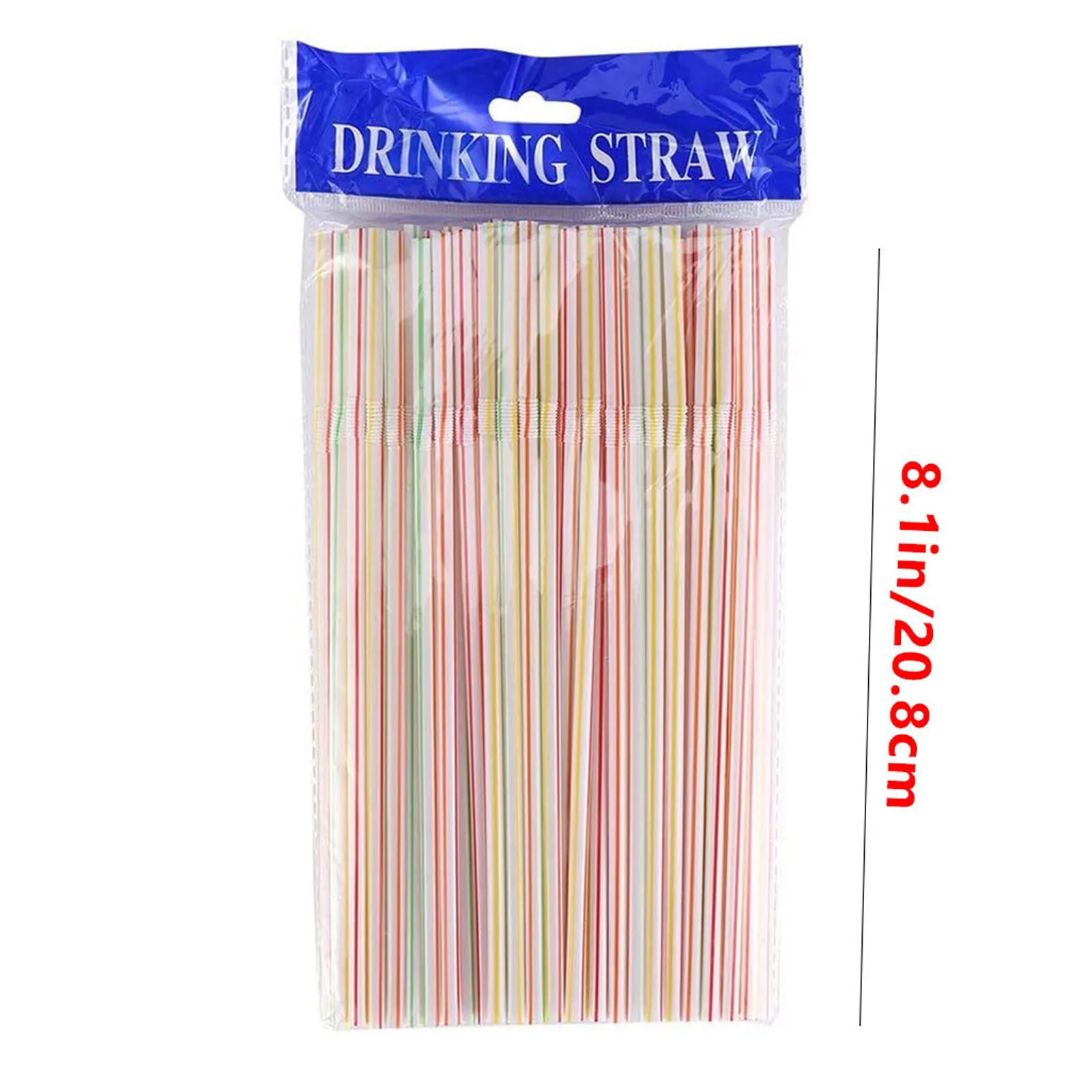 100pcs Multicolor Disposable Drinking Straws Home Party Cocktail Drink Straw Wedding Decor Kids Birthday Party Decorations #40