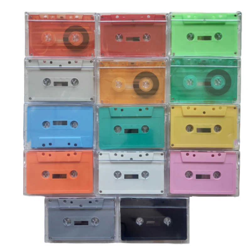 Audio Cassette Tape Shell 1PC Standard Cassette Tape Player With Magnetic Audio Tape For Speech Music Recording
