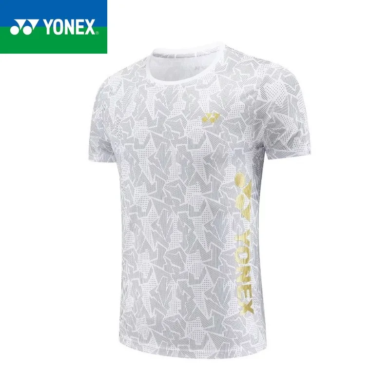 YONEX Badminton Jersey Men's and Women's Sports Cultural Shirt Short Sleeves Quick-drying Breathable