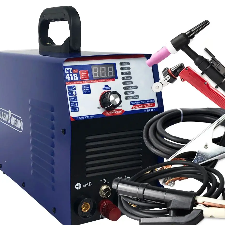 Плазменный резак CT418P аппарат для дуговой сварки с ЧПУ 4 1 MMA Tig DC IGBT цифровой