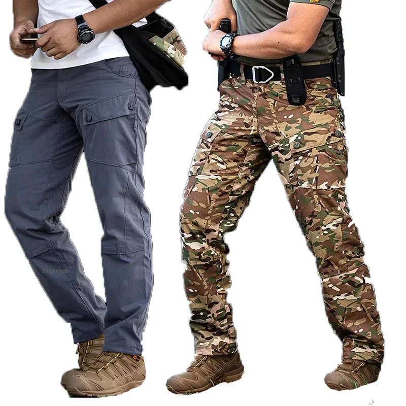 

New Combat Pants Mens Tactical Duty Cargo Trousers Shooting Airsoft Hunting Training Hiking Assault Camping Trousers Pants