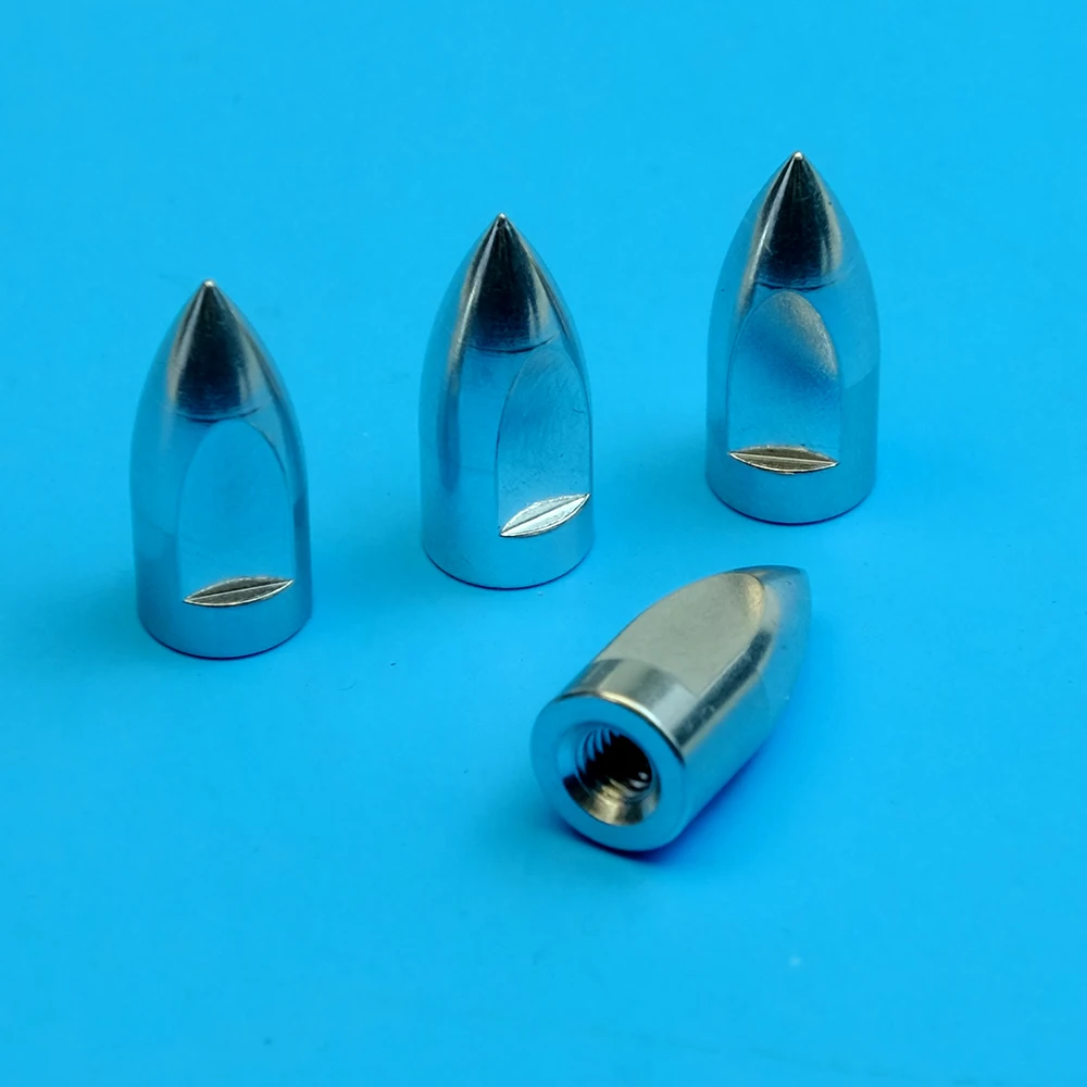 Écrous d'hélice en aluminium M3/M4/M5 pour bateau RC - Lot de 4