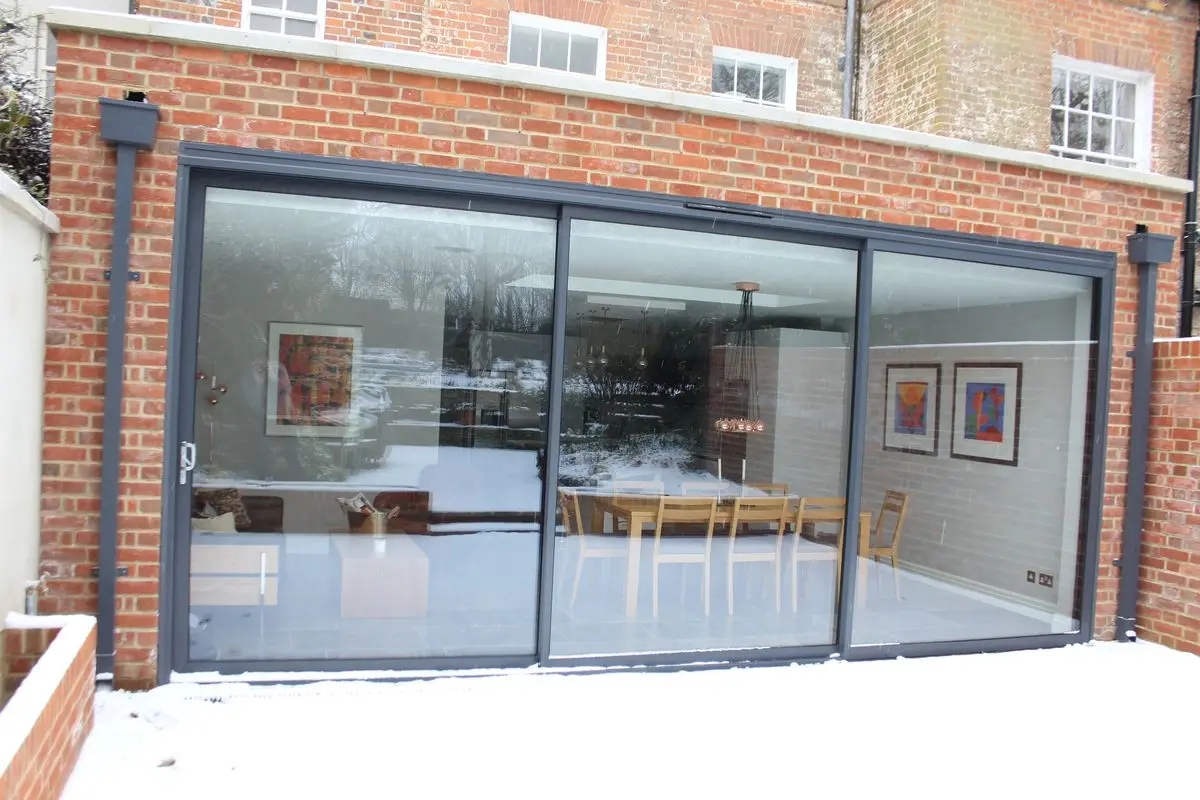 DN High Quality Factory Aluminium Profile Tempered Glass Sliding Door with Metal Frame Soundproof Interior Doors for Home Custom