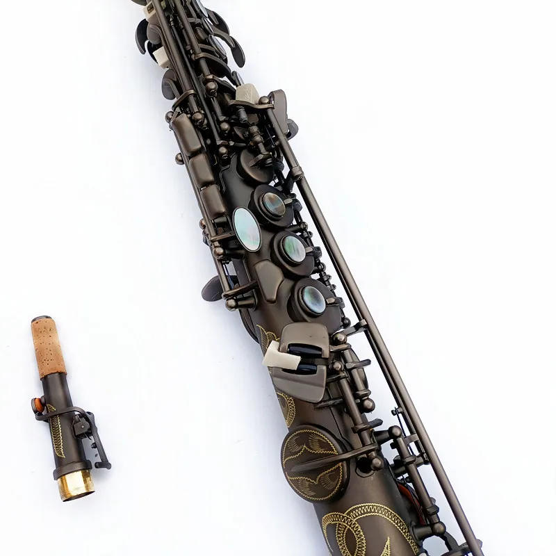 New Japan Soprano saxophone sax Curved bell Soprano saxophone Bb key to High F key and G