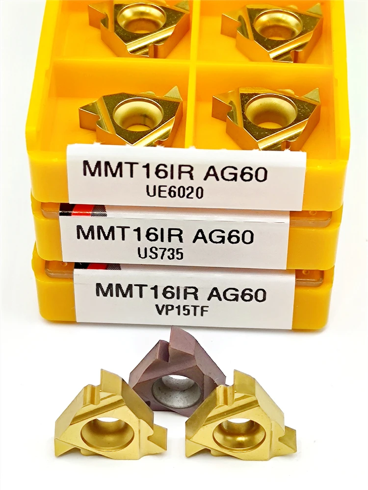 

MMT16IR AG60 VP15TF US735 UE60-20 Milling Cutter Tool MMT 16IR High Quality Original Cemented Carbide Blade