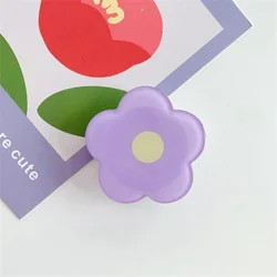 Korean Cute Flower Mobile Phone Grip and Stand (PURPLE)