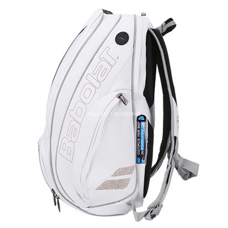 Babolat Tennis Backpack Holds Up To 1-3 Tennis Rackets Professional Sports Bag With Shoe Compartment For Match Training 5
