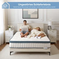 Матрас Tribesigns 90x200 см Высота 25 см Матрас с карманными пружинами Основный матрас средней твердости H3 7-зонный ортопедический матрас — изображение 5