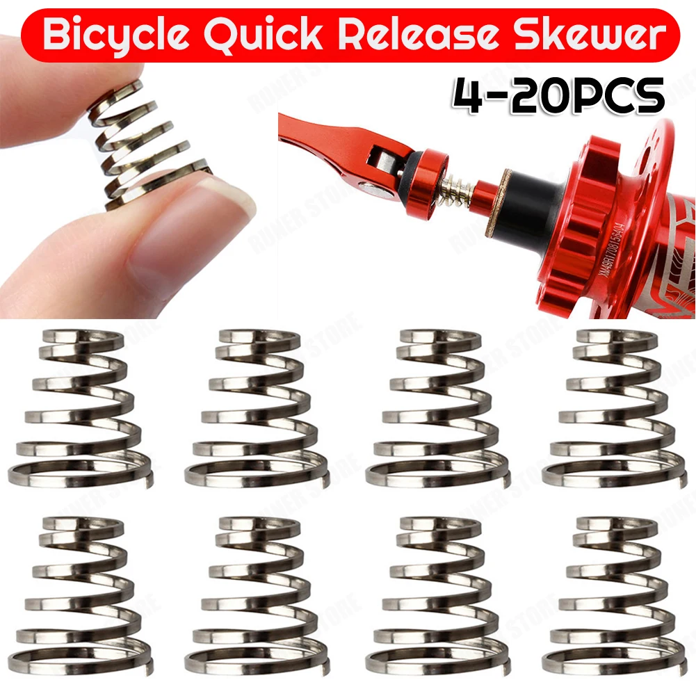 Bicycle Quick Release Skewer 4pcs 8pcs Bike Quick Release Skewer Springs Replacement