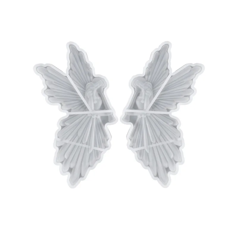DIY UV Resin Mold Fairy Angel Epoxy Resin Mold Silicone Molds for Making Jewelry Decoration