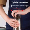 2024 New Electric Coffee Grinder USB Rechargeable Stainless Steel Manual Coffee Mill Machine Bean Grinders Kitchen Accessories 3