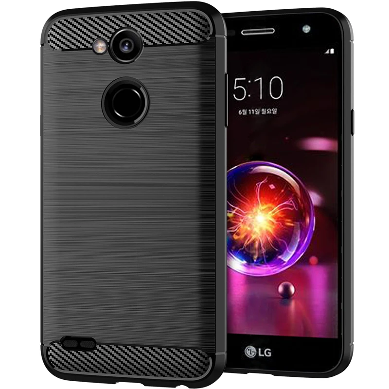 Shockproof Carbon Fiber Silicone Phone Case - Soft TPU Cover