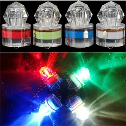 4pcsMini LED Waterproof Fishing Colorful ABS Bait Light LED Deep Drop Underwater Lure Light Fishing Bait Light Lure Squid Strobe