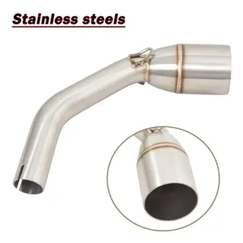 Connect 51MM Tail Escape For Honda MSX125/SF GROM 125/SF 2021-2023 Motorcycle Exhaust Muffler Mid Link Pipe Stainless Steel