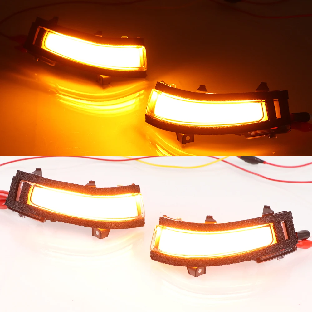أضواء DRL النهارية للسيارة ، غطاء مصباح الضباب مع إشارة الانعطاف ، سوزوكي سويفت ، زوج واحد