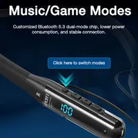 EARDECO 80 Hours Endurance Bluetooth Headphone with Microphone Wireless Headphones Bass Stereo Neckband Earphones Bluetooth 5.3 - Image 4