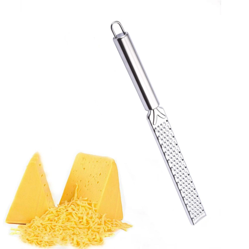 EHZ Cheese Grater Stainless Steel Kitchen Multifunction Flat Handheld Grater  Lemon Spices Chocolate Spices Vegetables Grater - AliExpress