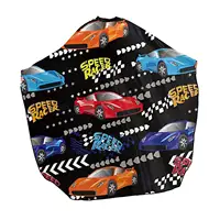 Child Hair Cutting Cape Cartoon Professional Reusable Waterproof Kids Barber Cape for Perm Shop Hair Dye Hairdressing Shampooing 2