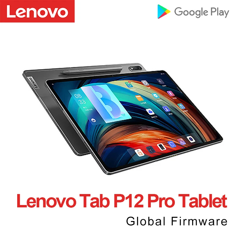  Оригинальный Планшет Lenovo Tab P12 Pro, Xiaoxin Pad Pro 12,6, Wi-Fi, Восьмиядерный процессор Snapdragon 870, 8 ГБ, 256 ГБ, 12,6 дюйма, 2K, OLED, 10200 мАч 