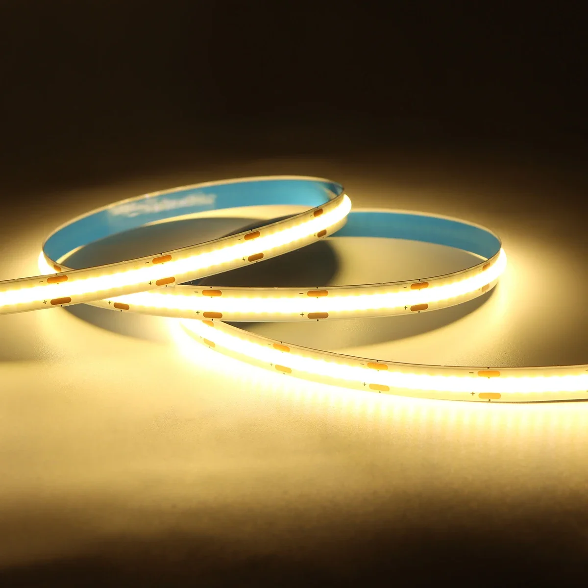 ตัวเลือกสินค้า COB LED Strip ปรับแสงได้ ควบคุมผ่านแอปพลิเคชัน
