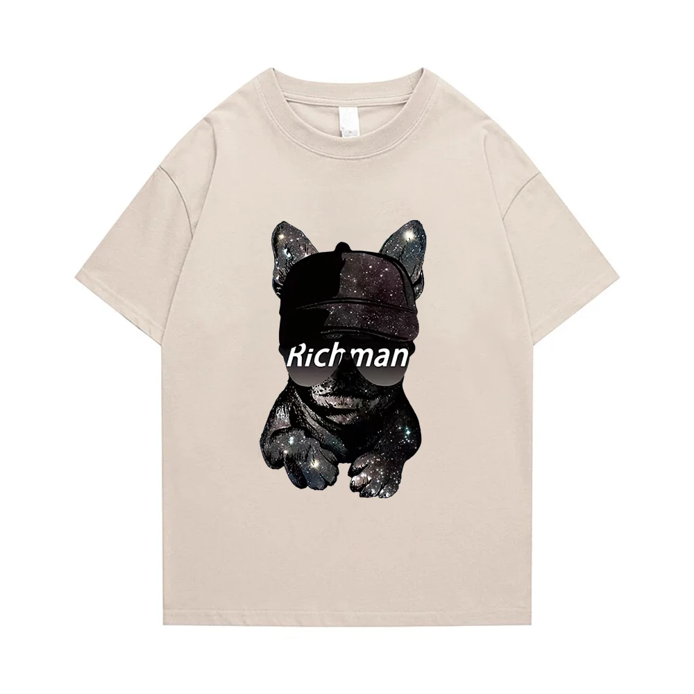 

T Shirt Men Cute Cotton Summer T-Shirt Letter Print Streetwear Fashion Brand Top Vintage Oversized Women Tee Free Shipping
