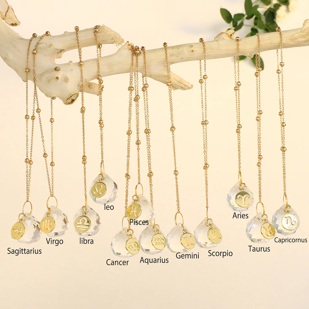 Constellation Sun Catcher Crystal Rainbow Suncatcher Crystal Glass Car Hanging Decoration Window Garden Sunlight Catcher Prism sun catcher sun catchers