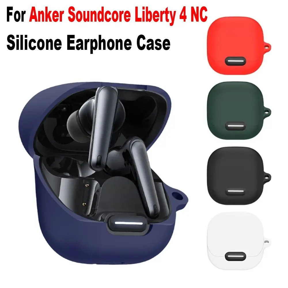 

Silicone Headphone Protective Cover for Anker Soundcore Liberty 4 NC Wireless Earphone Case Professional Charging Box Sleeve