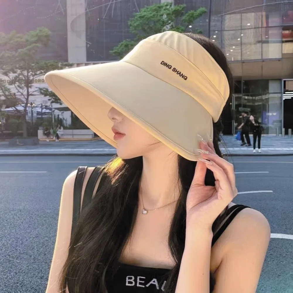 UV 차단 조절식 낚시 모자, 다목적 빈 모자, 심플한 트렌디 어부 모자, 여름 패션