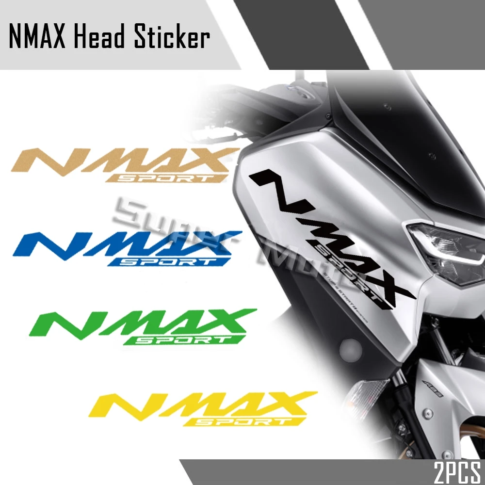 For YAMAHA NMAX 155 Nmax160 Nmax150 Nmax125 Motorcycle Accessories Scooter Front Side Strip fairing Stickers Waterproof Decals