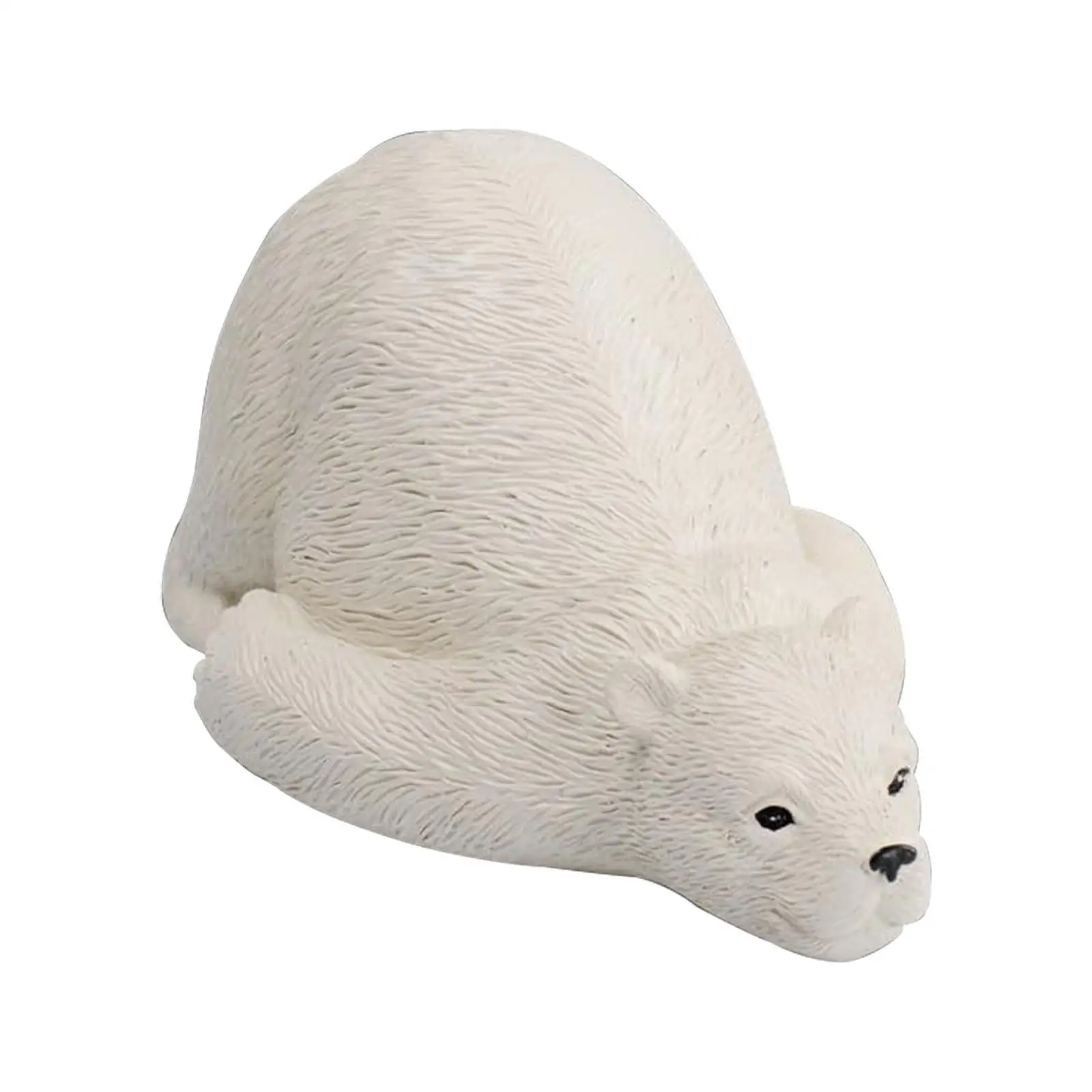 Polar Bear Toilet Bolt Cap Decorative Toilet Bolt Cover Creative Gift Replacement Part Lovely Bathroom Decoration Ornament