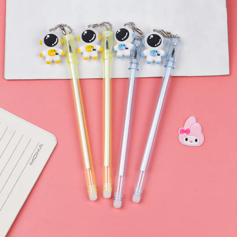 Cute Cartoon Gel Pen, Kawaii Stationary, Cartoon Pen, Girl, Cute Pens, Sign  Pen, Planner Pen, Gel Ink Pen, Black Gel Pens, Aesthetic Pens 