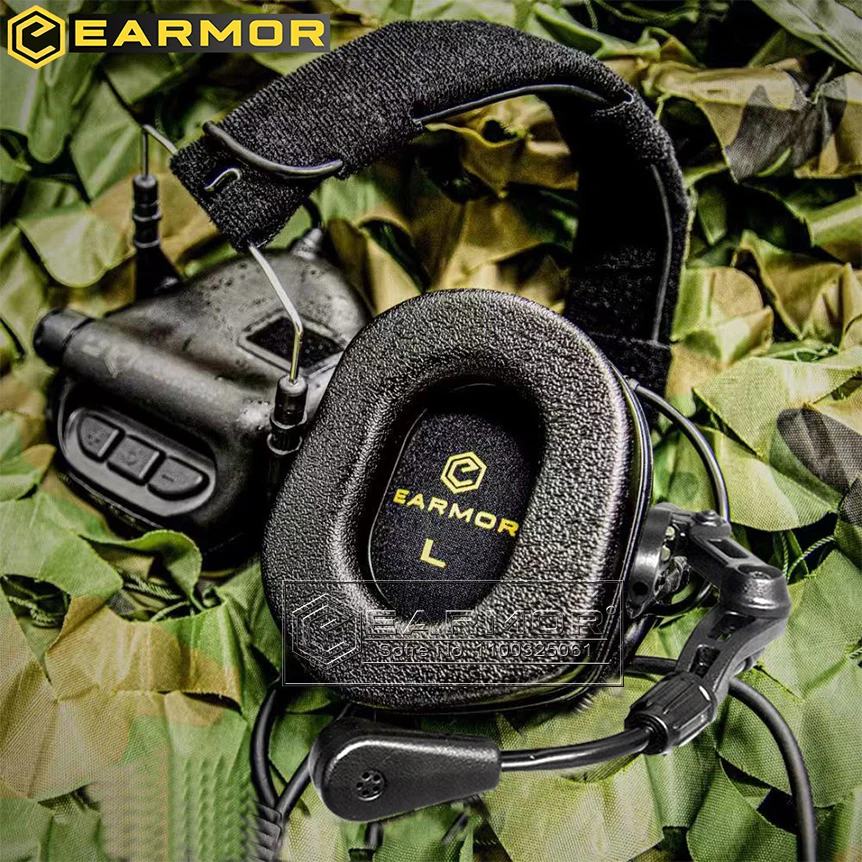 EARMOR Over Ear Tactical Headphones M32 MOD3 Military Shooting Earmuffs