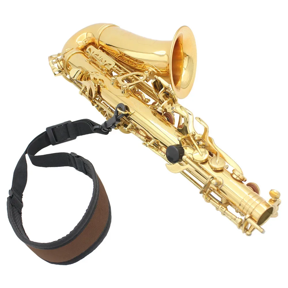 Saxophone Neck Strap Universal Shoulder Belt Alto Tenor Sax Universal High Elastic Cotton Harness Sax Woodwind Instrument Parts