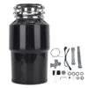 630W Kitchen Waste Processor Continuous Feed 2800RPM Quiet Operation Simple Installation Food Waste Disposer EU Plug 250V 1