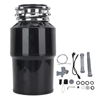 630W Kitchen Waste Processor Continuous Feed 2800RPM Quiet Operation Simple Installation Food Waste Disposer EU Plug 250V 1