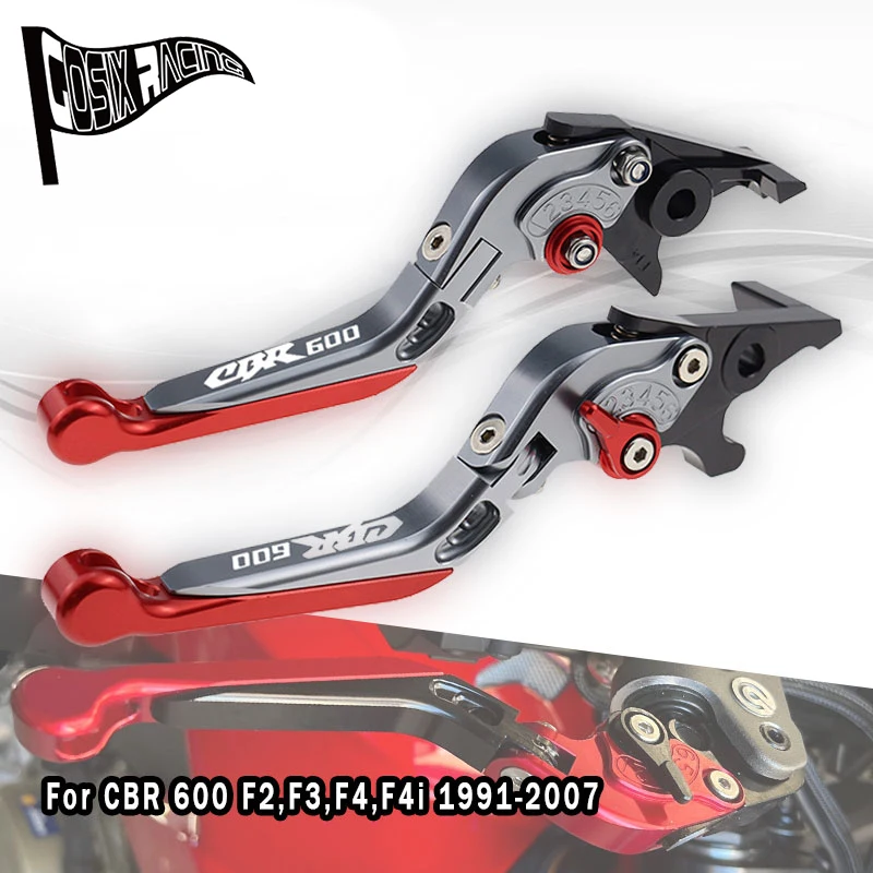 

Fit For CBR 600 F2,F3,F4,F4i 1991-2007 Folding Extendable Brake Clutch Levers CBR600 F3 Motorcycle CNC Accessories Handle Set