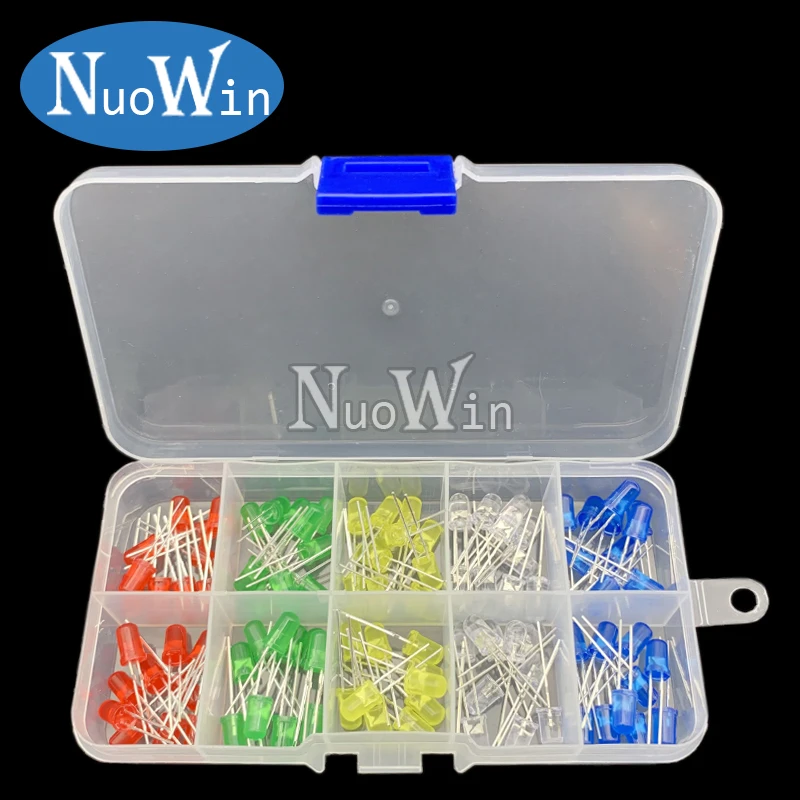 Assorted LED Diode Kit in Vibrant Colors - 3mm & 5mm Sizes
