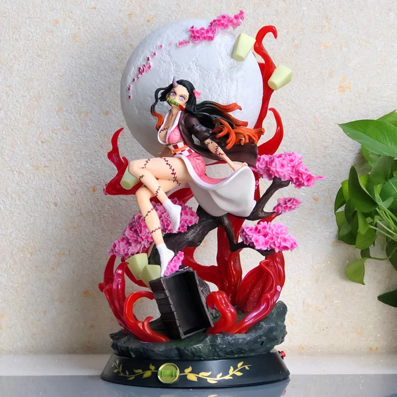 VIP] 17cm Anime Demon Slayer Kamado Tanjirou & Kamado Nezuko Action Figure  Resin statue model Home decorations Ornaments gift - AliExpress