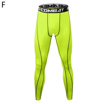Leggings da corsa da uomo Abbigliamento sportivo Collant fitness da palestra ad asciugatura rapida Allenamento Allenamento Pantaloni sportivi da jogging Pantaloni sportivi a compressione