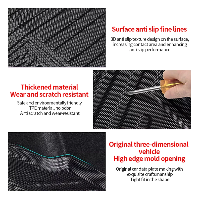 Car Rear Trunk Mats For Skoda Kodiaq 2023 2022 2021 2020 2019 2018 2017  Waterproof Protective Anti-Slip Storage Pad Accessories - AliExpress