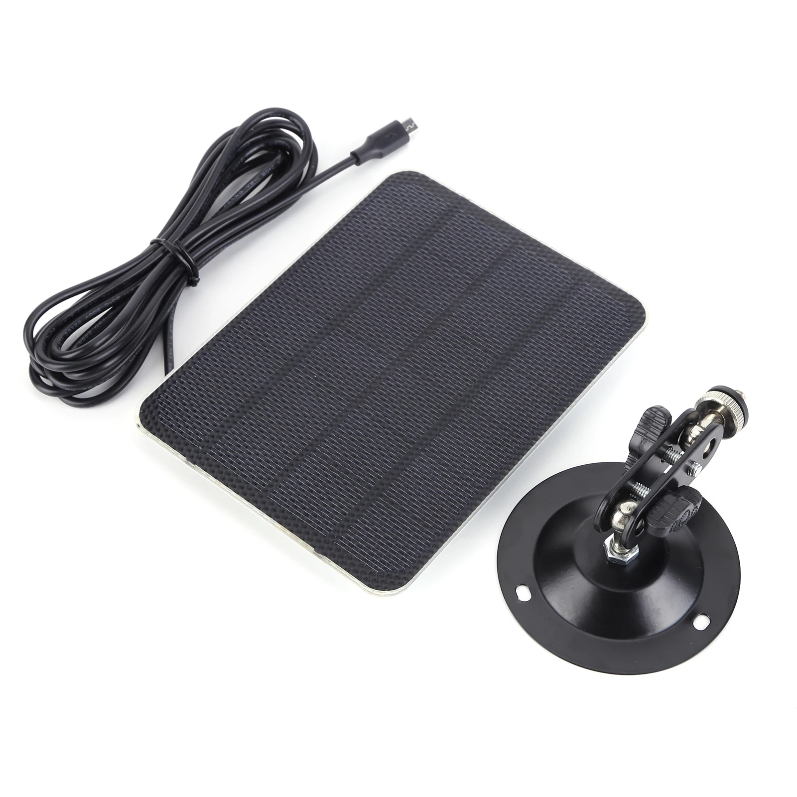 Kit de cargador de Panel Solar USB, 10W, 5V, IPX6, resistente al agua, soporte ajustable 360 para cámara de seguridad IP CCTV, Mini cámara domo