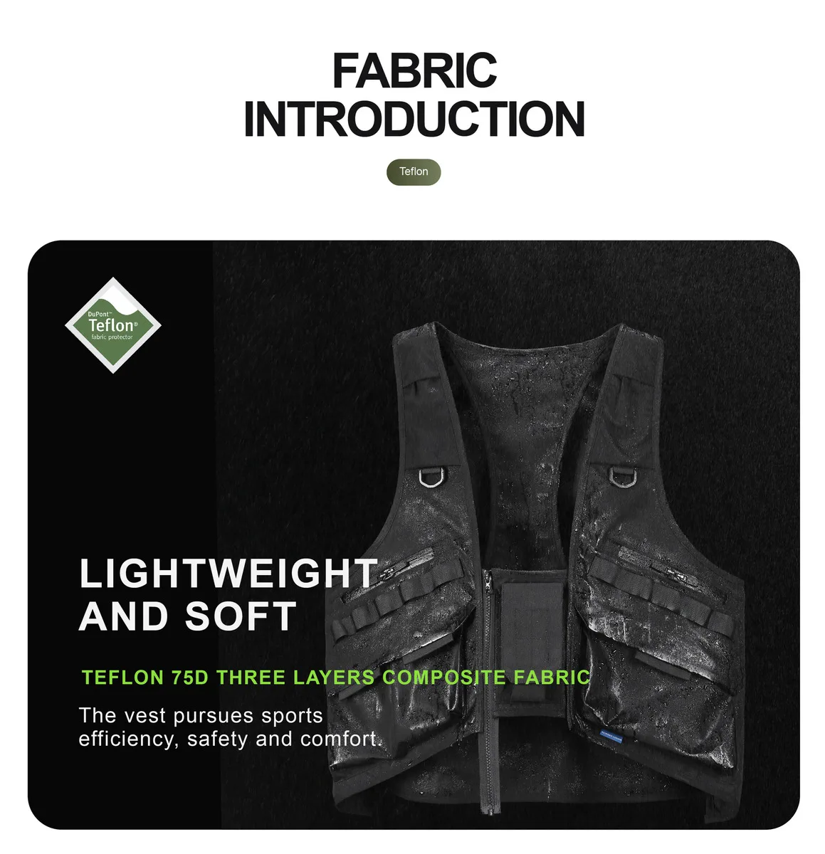 Reindee Lusion  Outdoor commute quicke remove vest functional clothing multiple pockets waterproof zippers techwear gorpcore