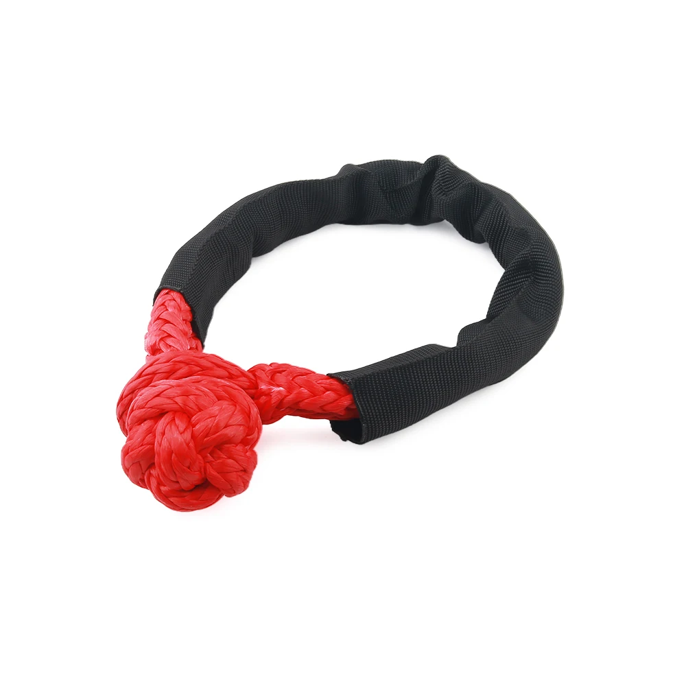 37400 رطل، تكبل ناعم Atv Utv مقطورة سحب هوك U هوك ونش حبل عقدة حبل البولي ايثيلين الإنقاذ تجديد الإنقاذ الذاتي