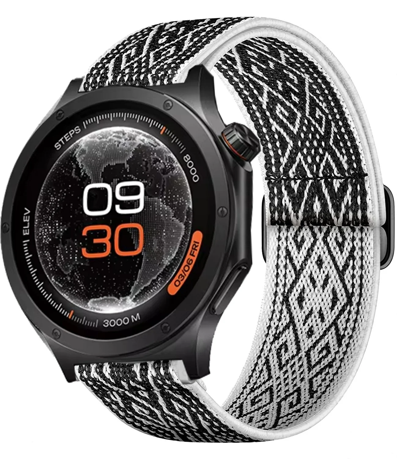 Adjustable Nylon Strap for Smartwatches - Elastic Bracelet Band Accessory