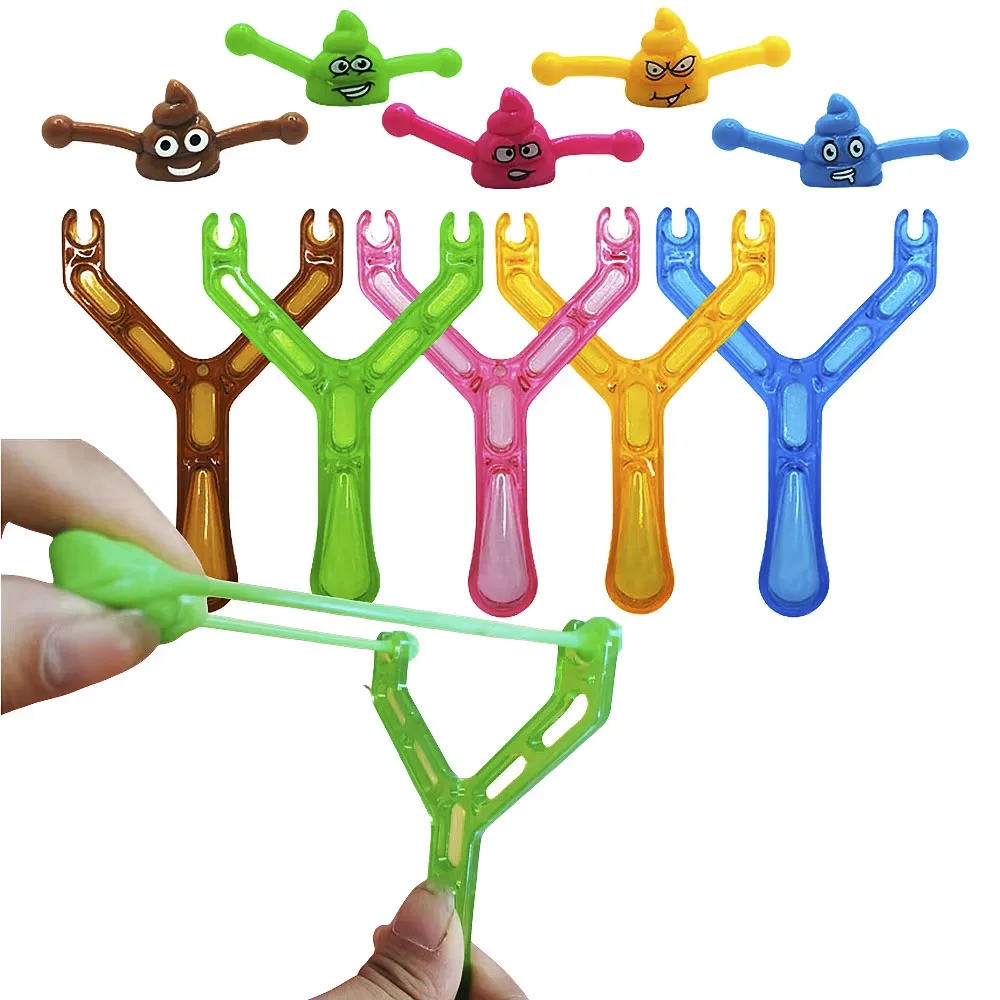 Kids Fun Slingshot Poop Toys 5-20 Pcs Kids Party Favors Boys Girls Pinata Filler Baby Shower Favor Bags Carnival Prizes