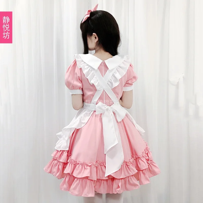 Halloween Costumes lolita dress lolita suspender dress lolita cosplay costumes suspender dress For Women Maid Cosplay Costumes Maid Apron Waitress Sexy Woman Outfit Anime Dress Lolita Cat Girl Costume