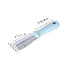 Heavy - Duty Ergonomic Ice Scraper for Refrigerators: Safe, Non - Toxic, Battery - Free (Blue)