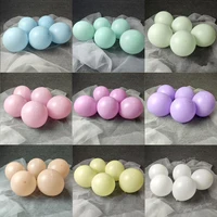 5/10/12/18inch Pink Blue Rose Red Green White Purple Macaron Latex Balloons Birthday Party Wedding Decoration Baby Shower Globos 1