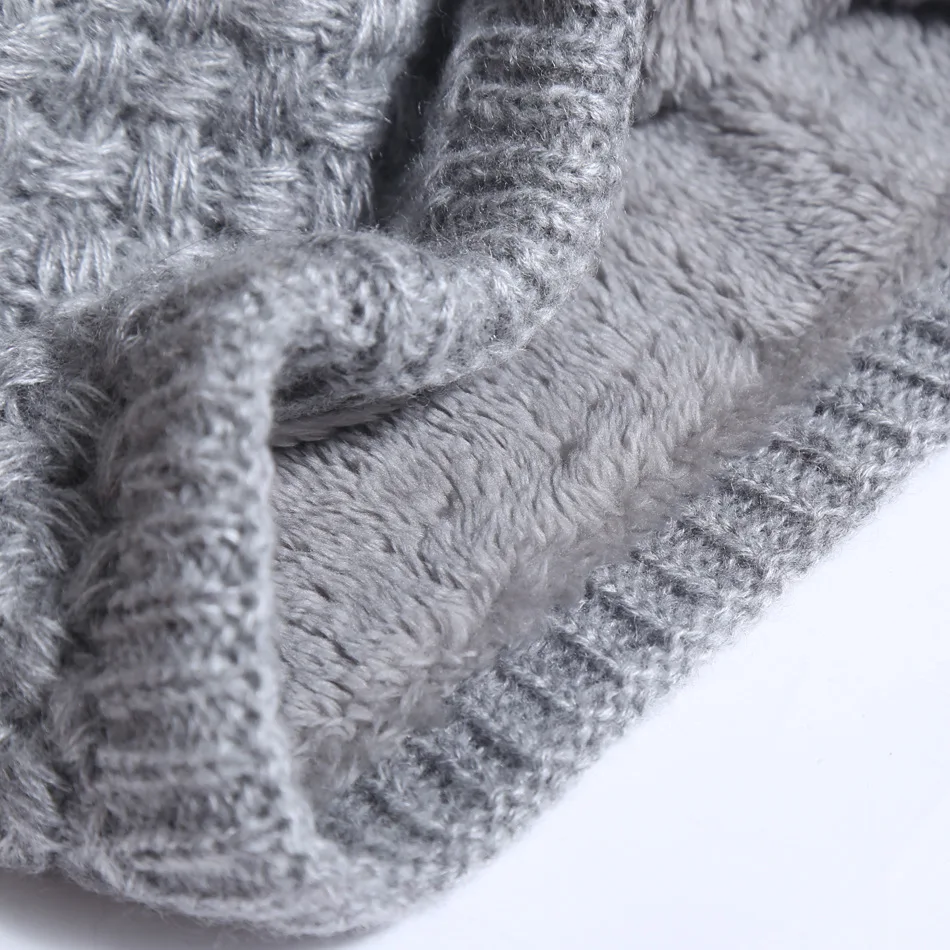 Baby Scarf Kids Hat Scarf Set Kids Girls/Boys Winter Knitted Infinity Scarf Polar Fleece Neck Warmer
